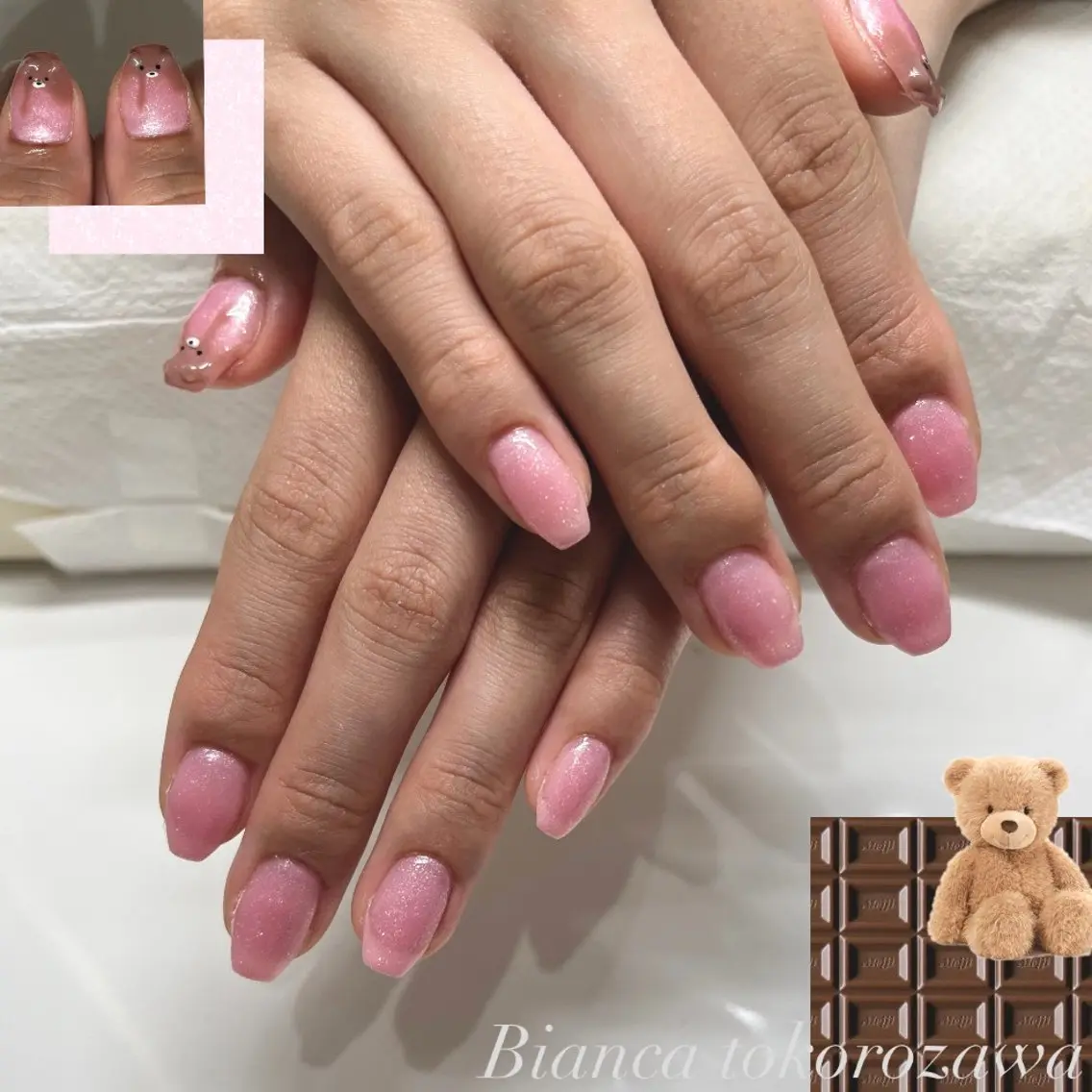 ネイル ワンカラーネイル ハンドネイル Bianca所沢 Wakanaのネイルデザイン