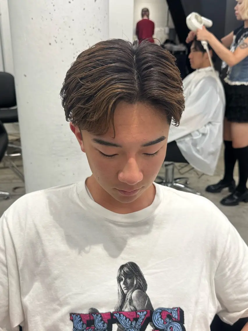 メンズ 岩佐 柚太のヘアスタイル