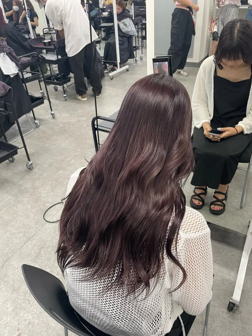カラー ラベンダーカラー ️🩷ハイトーン特化 RYUGA️🩵のヘアスタイル