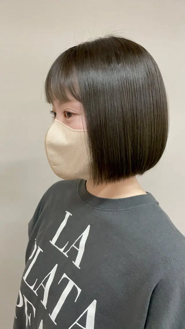 シングルカラー(トリートメント付)の写真