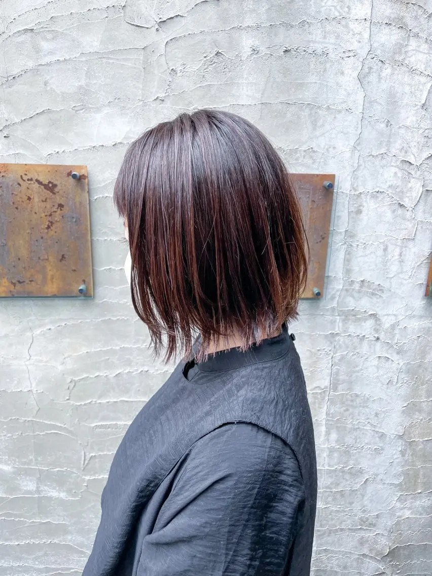 透明感のある艶髪に【イルミナカラー】➕集中補修TRの写真