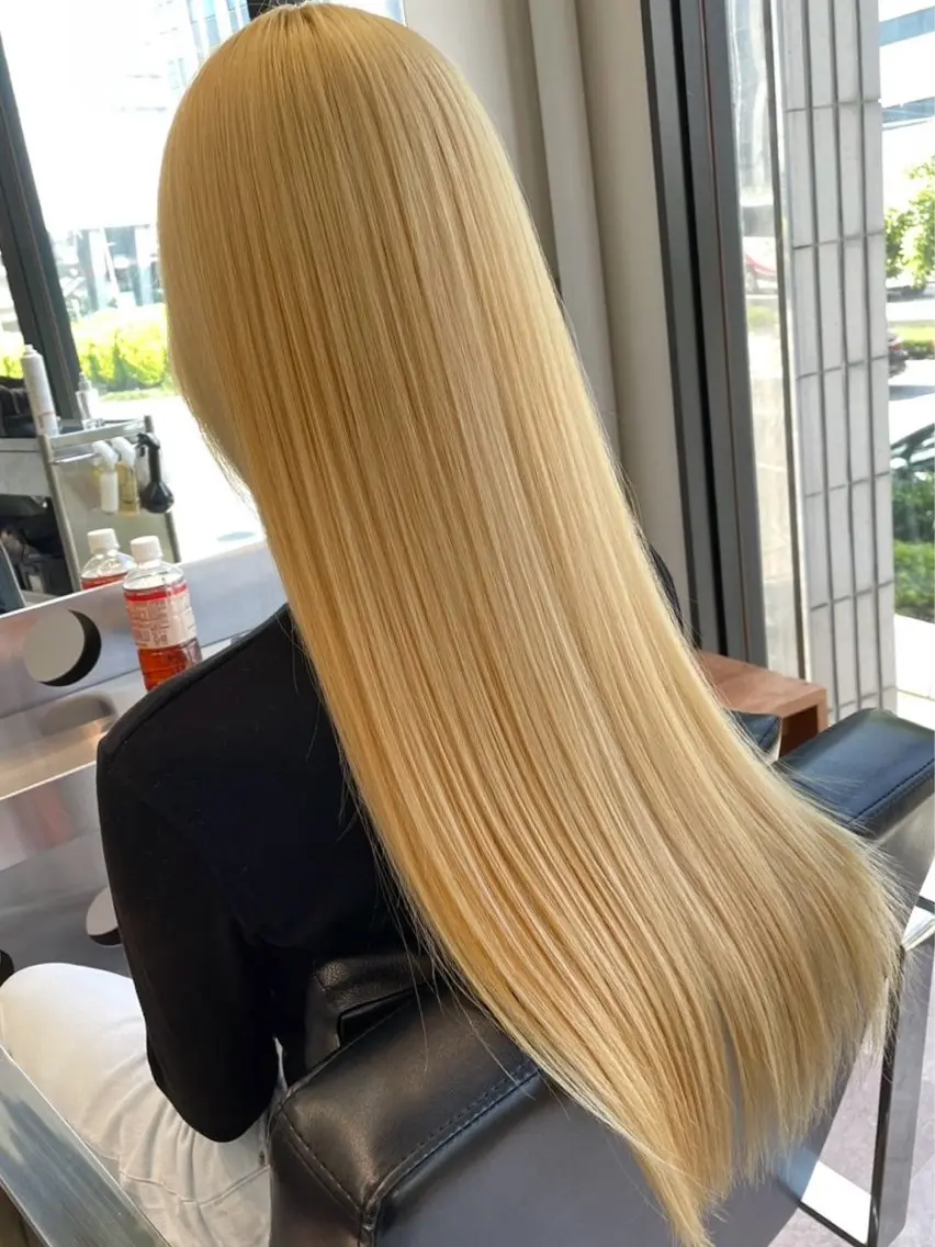【深夜営業】ダメージレスダブルカラー＋内部補修Xトリートメント＋水素ケアの写真