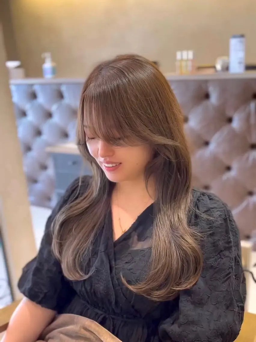 ロング カラー 高槻No.1🇰🇷 韓国ヘア　橋口陽太のヘアスタイル