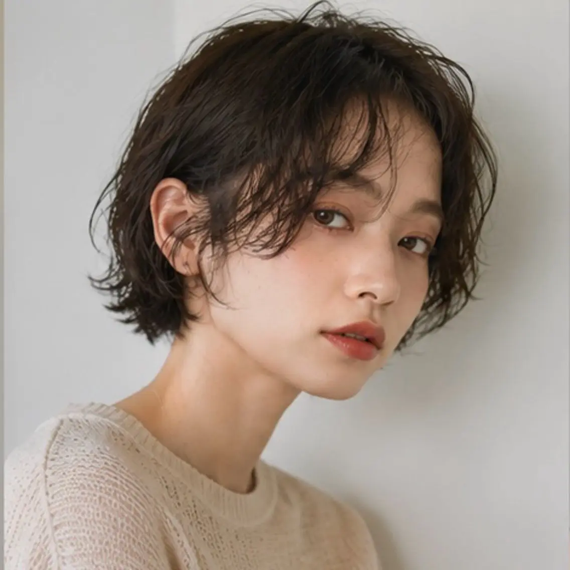 ショート カット ヘアカラー パーマ トリートメント カット特化 /BLUET/新宿のヘアスタイル