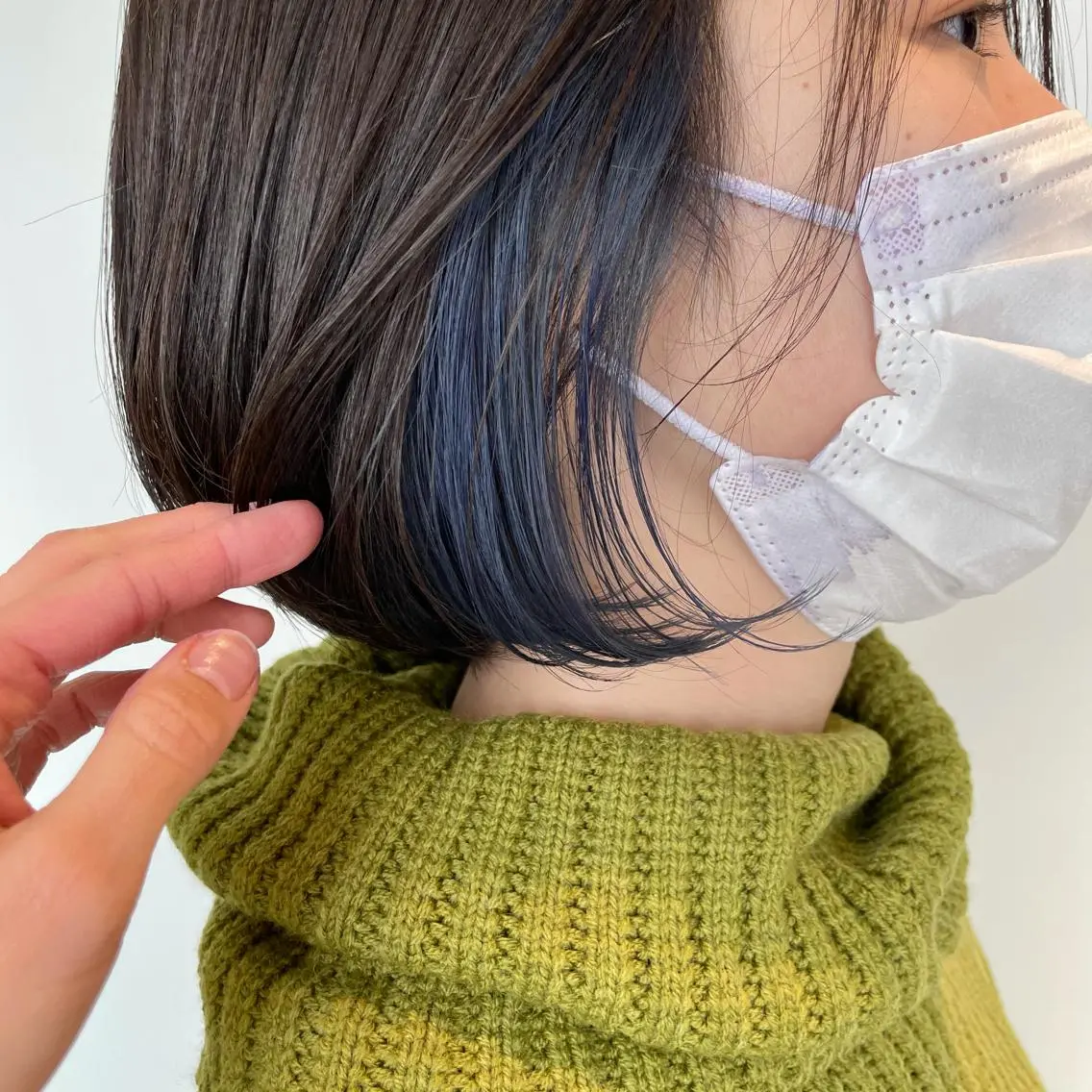 ショート カラー ブルーカラー 透明感カラー/ 寺田千雅子のヘアスタイル