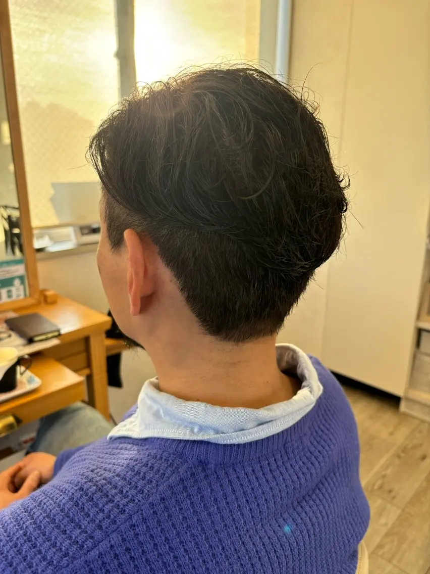 カラー パーマ メンズ カット ヘッドスパ 久保田 光稀のヘアスタイル
