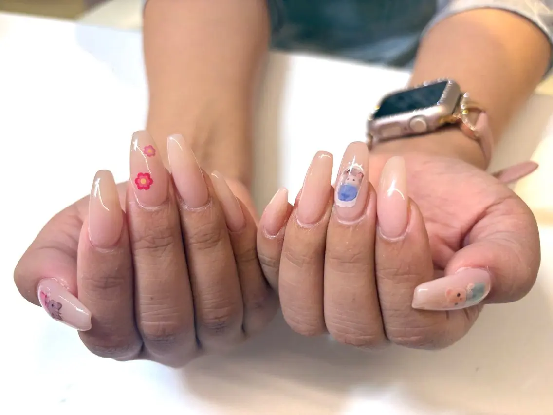 ネイル 持ち込み ハンドネイル Jrネイリスト タキザワのネイルデザイン
