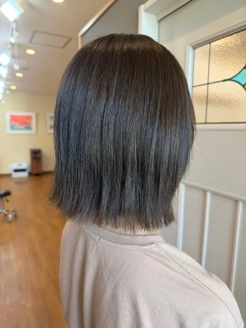 ミディアム ボブ 原 魁杜のヘアスタイル