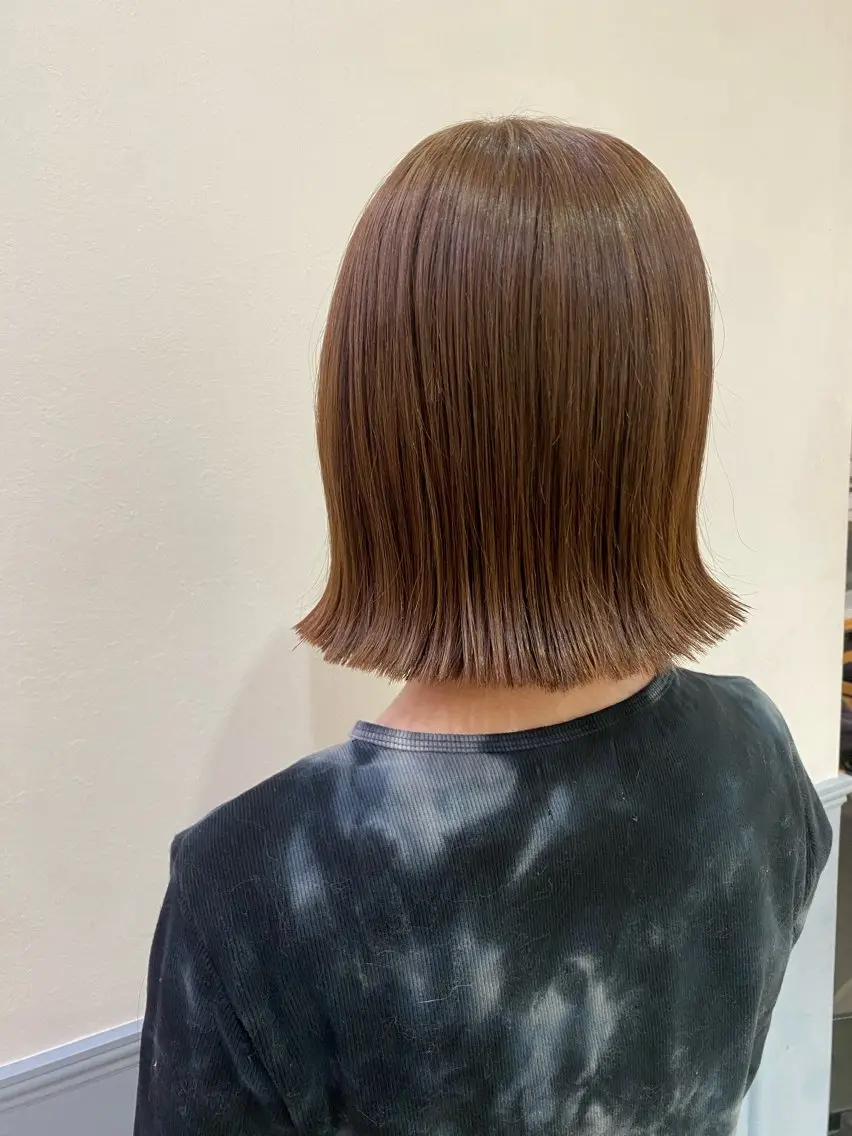 ショート ボブ カット ヘアカラー トリートメント GINZARay2 風本朱里🐥のヘアスタイル