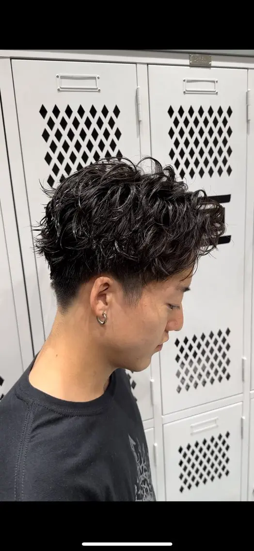 パーマ メンズ メンズパーマ 当日予約⭕️ 太田のヘアスタイル