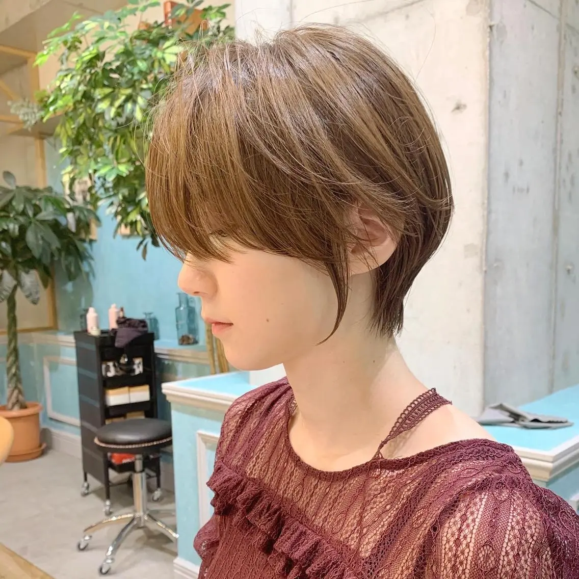 ショート 林 飛夕也のヘアスタイル