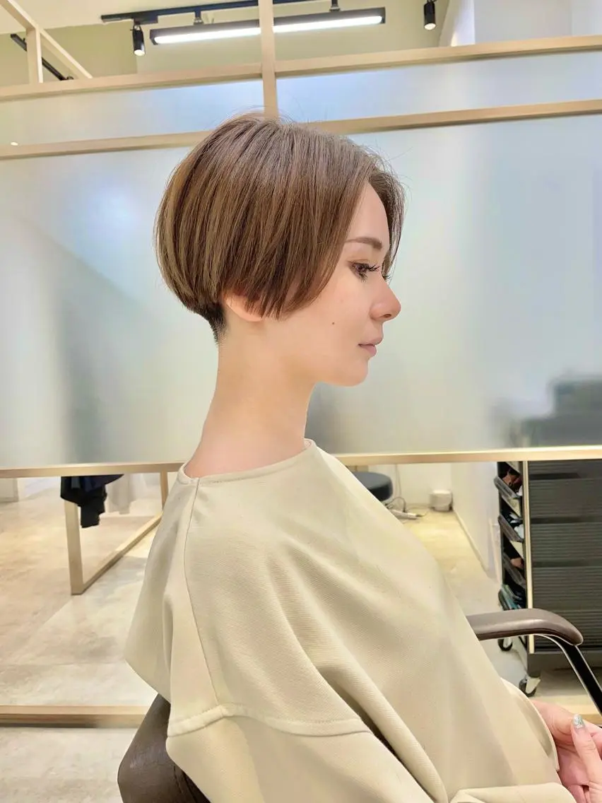 【刈り上げはこちら】カット+カラー✂️ショートヘアお任せください😆の写真