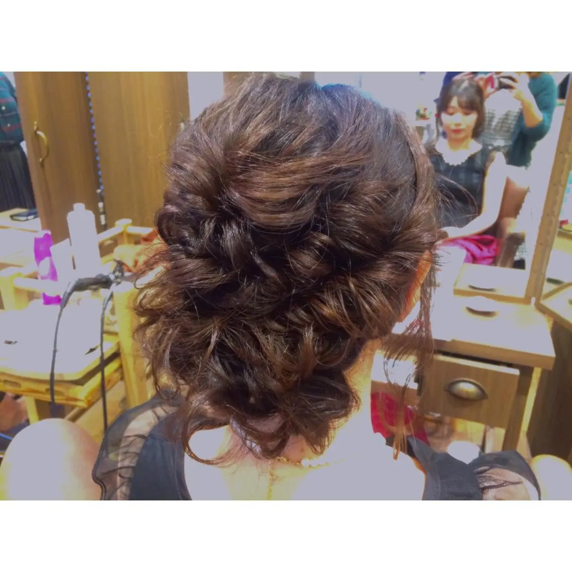 ヘアアレンジ 藤井 菜緒のヘアスタイル