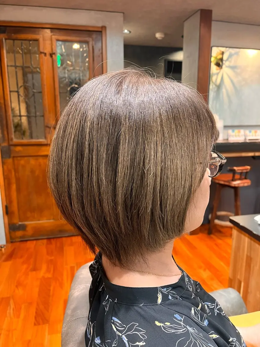ショート 丸みショート ショートヘア カット 木村 ときわのヘアスタイル