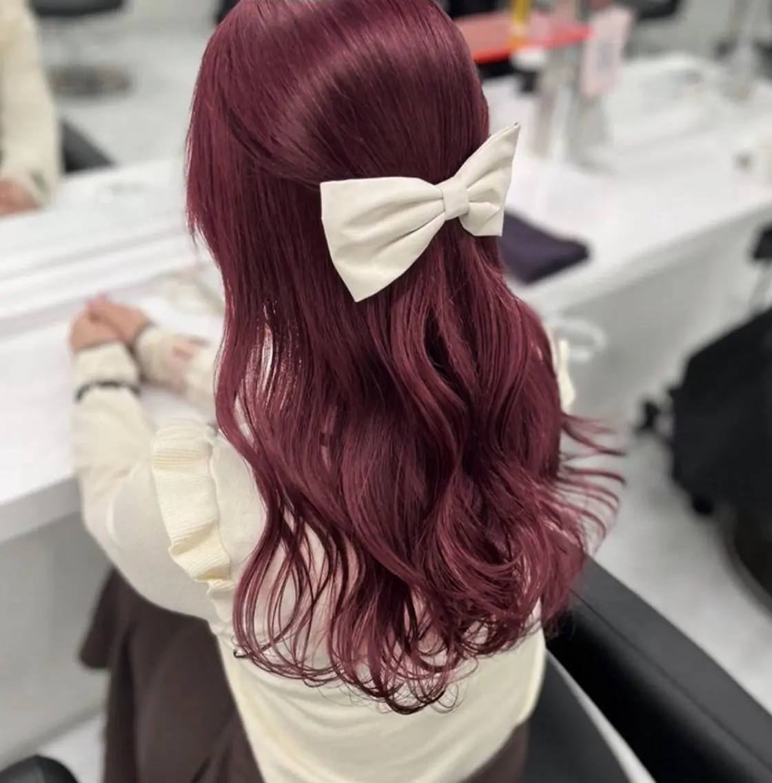カラー ヘアカラー トリートメント ヘアセット girlな暖色ヘア 🪽🫧ハルナ🎀のヘアスタイル