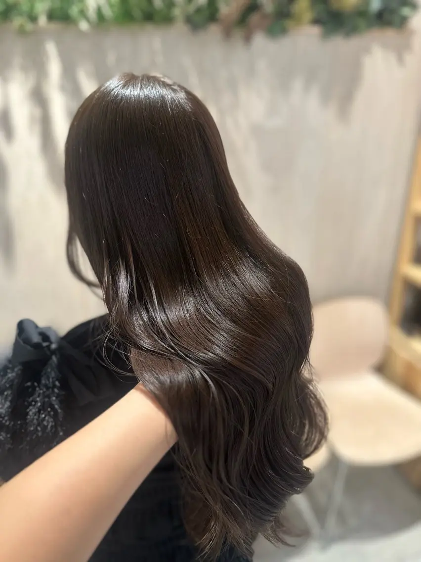 ロング カット トリートメント 🖤KURUMI🖤 潤艶・髪質改善のヘアスタイル