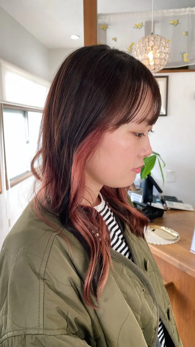 カラー ヘアカラー カラーモデル募集🩰 Amiのヘアスタイル