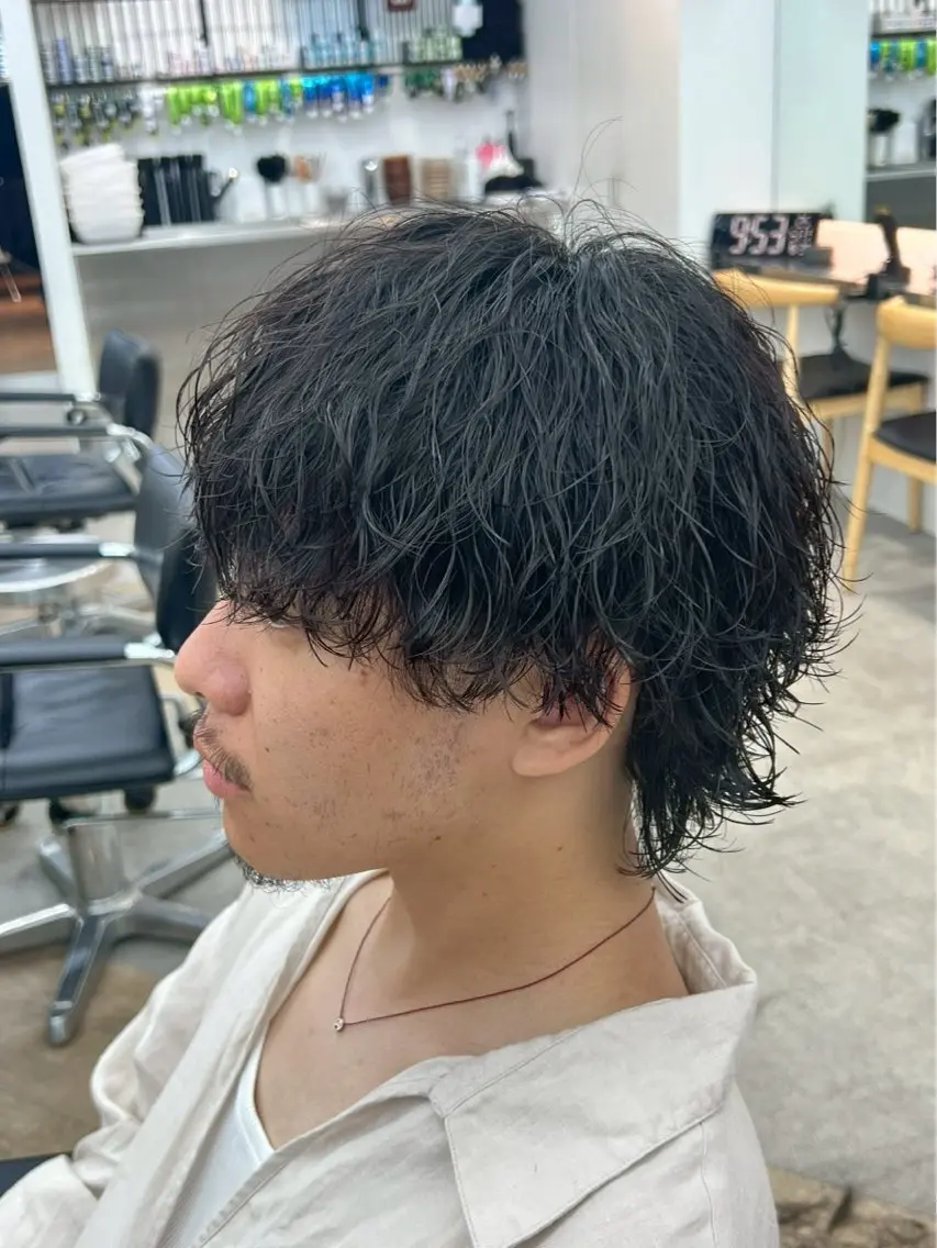 パーマ メンズ シオン/ メンズ パーマ/名古屋駅のヘアスタイル