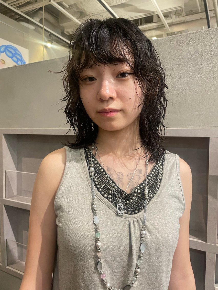 cut ＋perm ／の写真