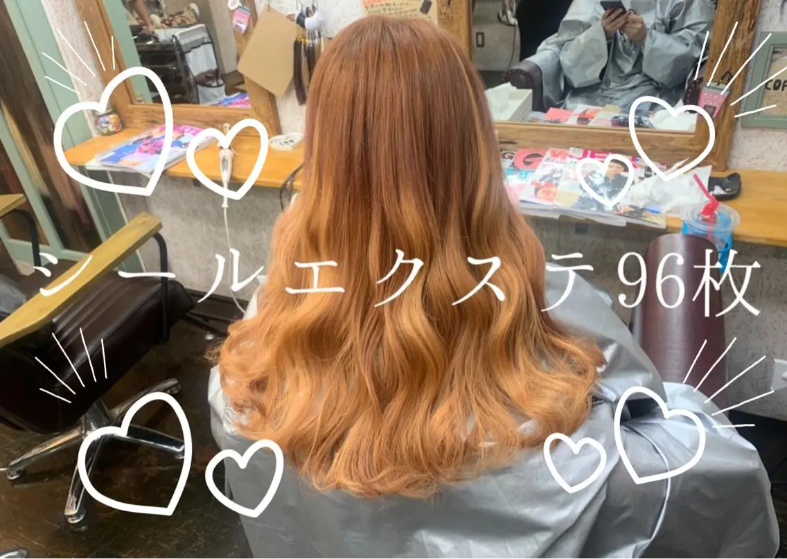 ロング シールエクステ エクステ カラーモデル募集ෆ‪ ＳＡＥのヘアスタイル