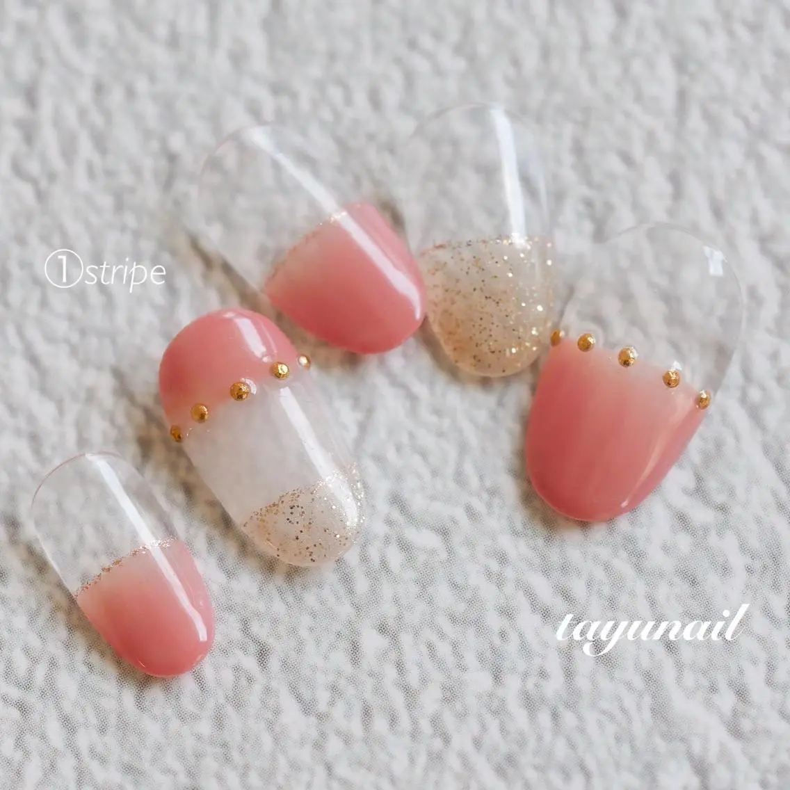 ネイル アートネイル ブルー フレンチネイル ジェルネイル ワンカラーネイル ネイルサロン 【たゆnail】のネイルデザイン