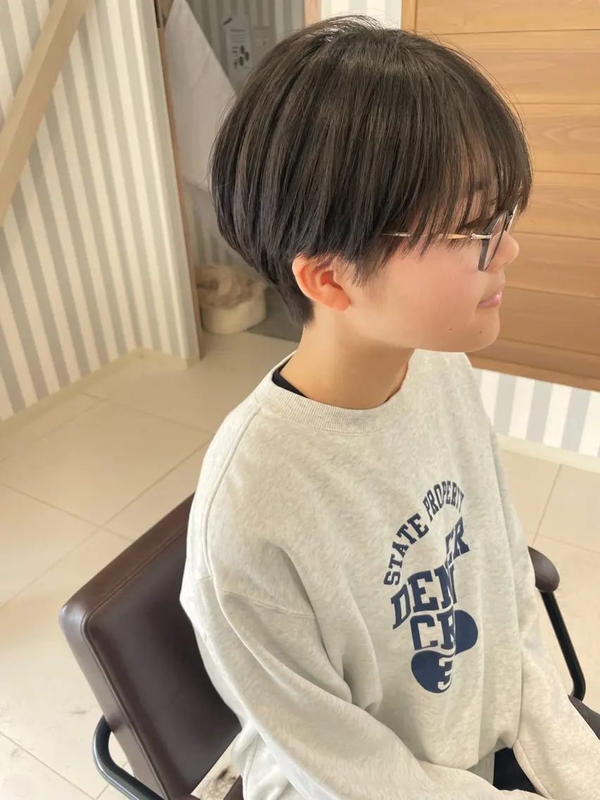 ショート ショートボブ ハンサムショート ボブ ショートヘア カット 鶴岡で縮毛矯正なら お任せ！ハヤシナオミのヘアスタイル