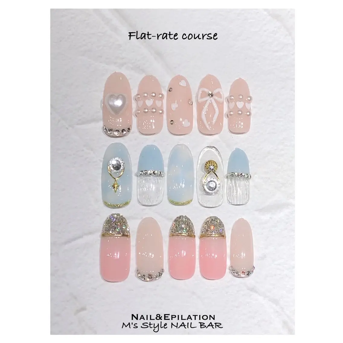 ネイル 成人式 フットネイル フレンチネイル ジェルネイル 韓国ネイル ハンドネイル M's Style NAIL BARのネイルデザイン