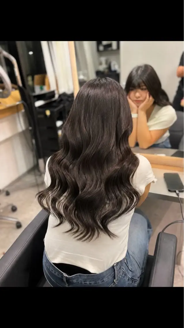 カラー ブラウンカラー ヘアカラー トリートメント 𝓛𝓪𝓹𝓲𝓼 𝓨̆̈𝓾𝓲のヘアスタイル