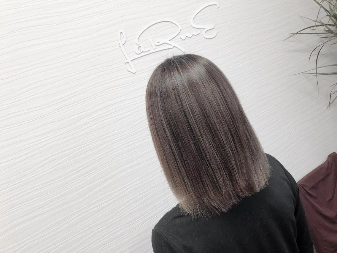 ミディアム カラー ヘアカラー ヘッドスパ LaRmE Ayumi.のヘアスタイル