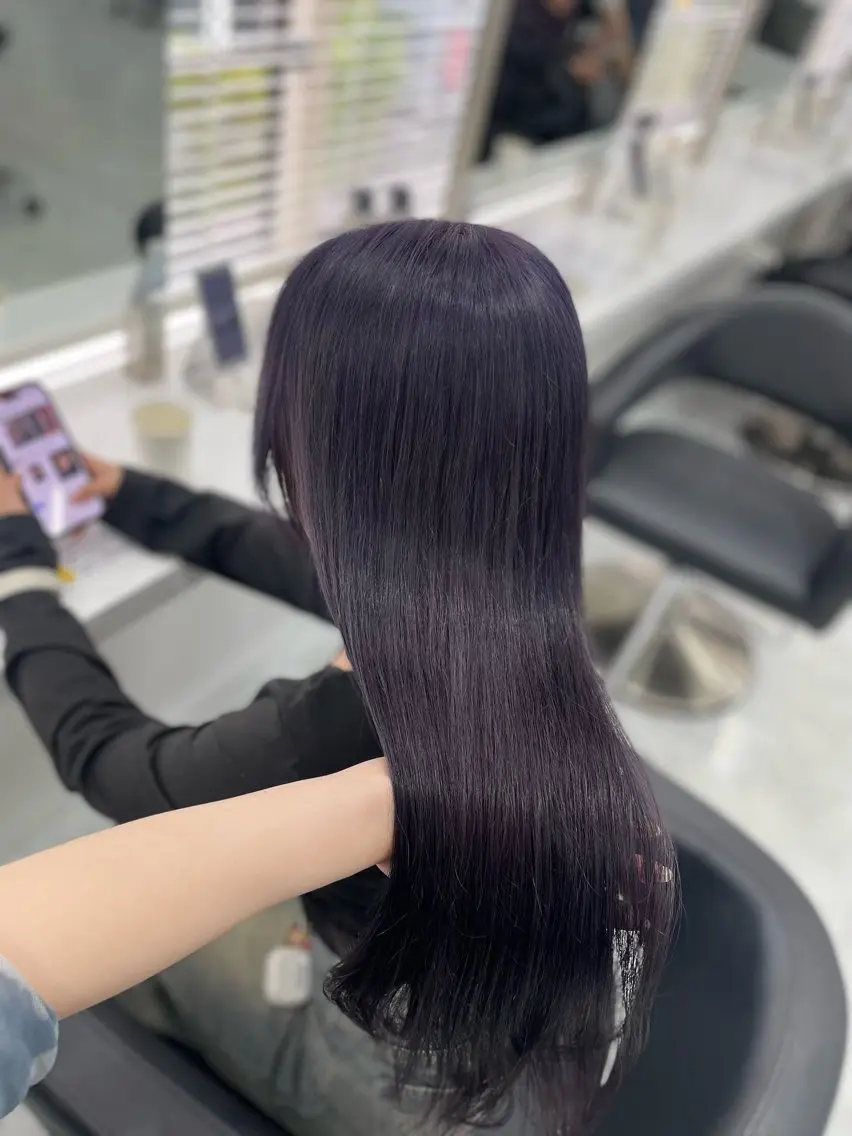 ロング カラー カット ヘアカラー トリートメント 💗トレンドモテヘア Natsumi 💗のヘアスタイル