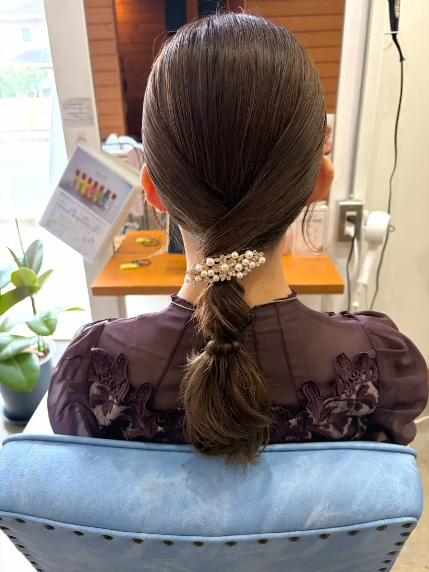 ヘアアレンジ ヘアセット 似合わせカット/艶髪 カラー/ AKARIのヘアスタイル