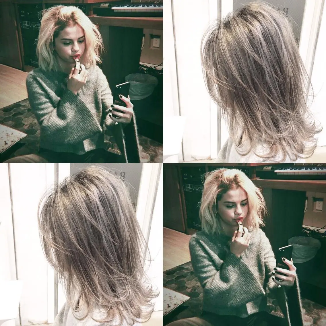 ミディアム カラー ヘアアレンジ ヘアカラー トリートメント 縮毛矯正 髪質改善寺坂雄飛💐のヘアスタイル