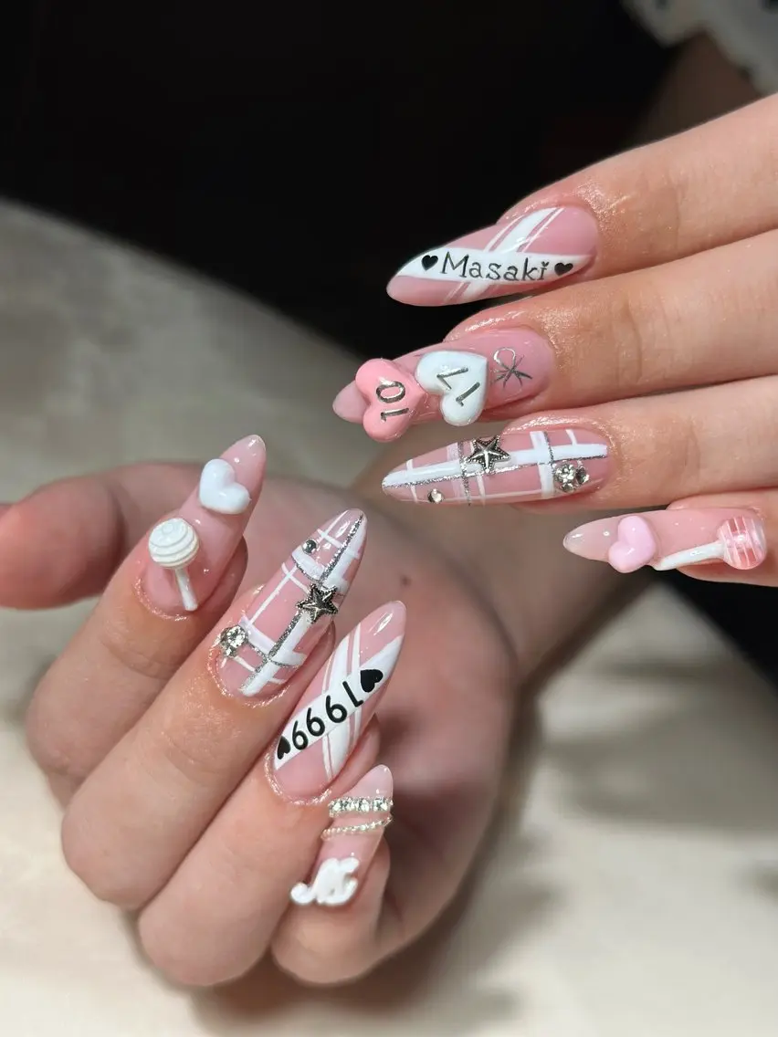 ロング 💐RB_ nail🌻🌈のネイルデザイン