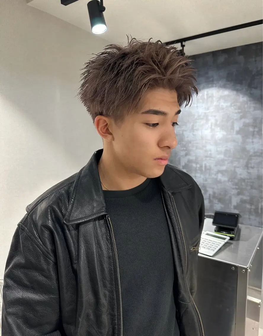 ショート 💈原宿指名No.1 センターパート💈のヘアスタイル