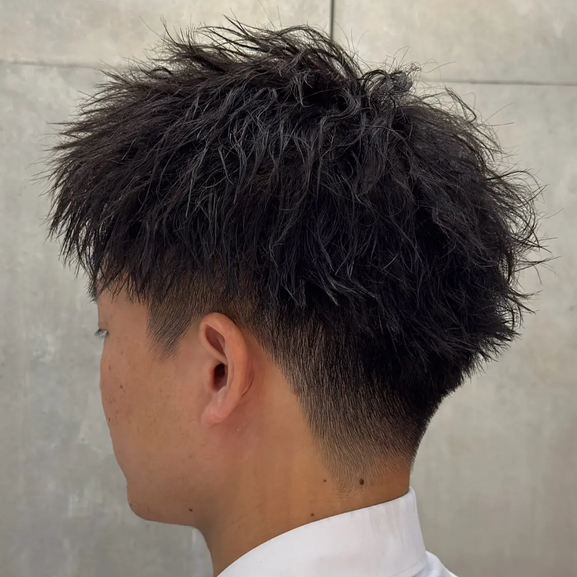 パーマ メンズ メンズパーマ ツーブロック 刈り上げ カット パーマ 渋谷メンズ特化 佐橋世奈のヘアスタイル