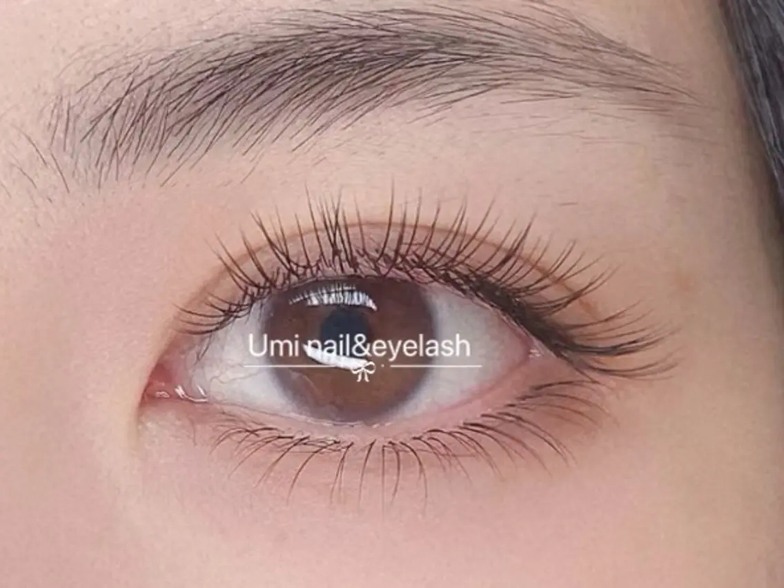 マツエク・マツパ 韓国風マツエク まつげパーマ ワンホンマツエク マツエク Umi nail& eyelash ゆみのマツエク・マツパデザイン
