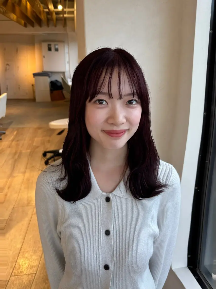 カラー ブラウンカラー レッドカラー ♡ Yui♡のヘアスタイル