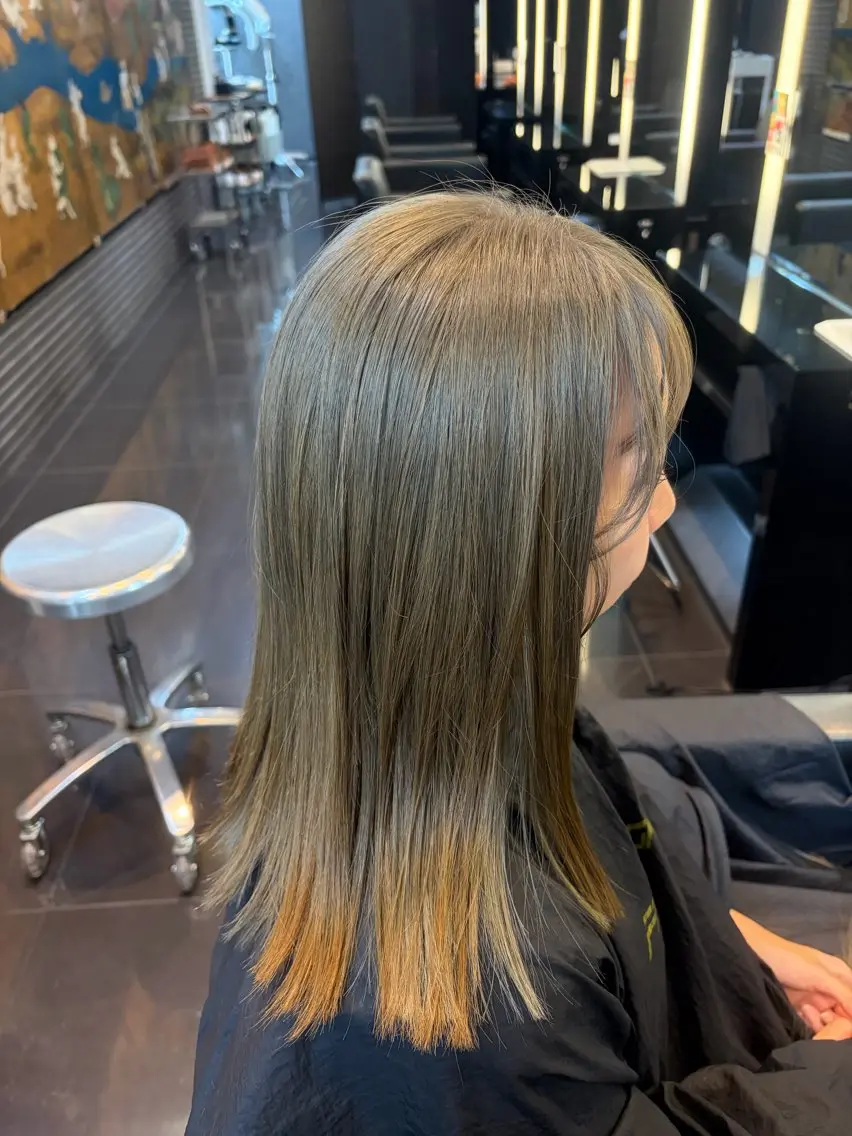 ミディアム HIKARI 大阪駅徒歩1分🫧のヘアスタイル