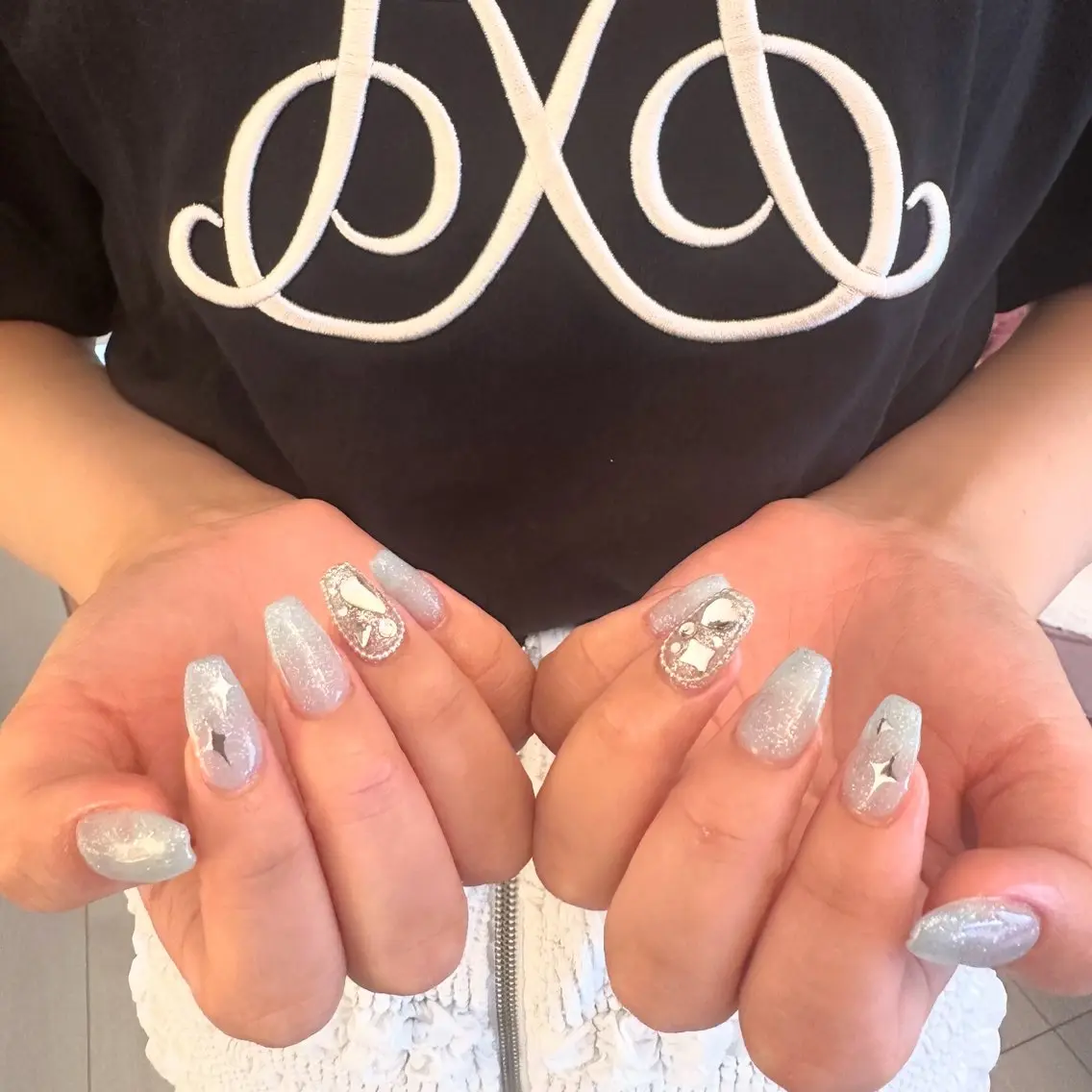 ネイル ブルー nail salon coco.のネイルデザイン