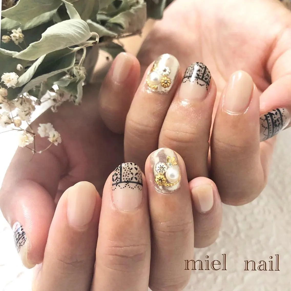ネイル ハンドネイル miel nailのネイルデザイン