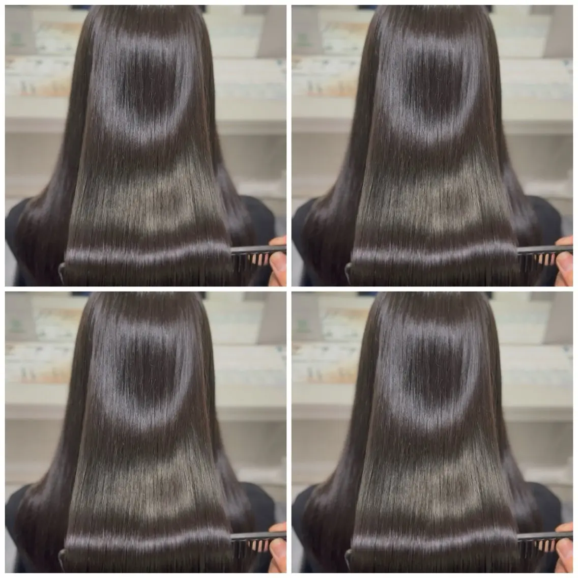 ロング カラー 髪質改善 艶髪矯正 エクステ かいり✂️のヘアスタイル