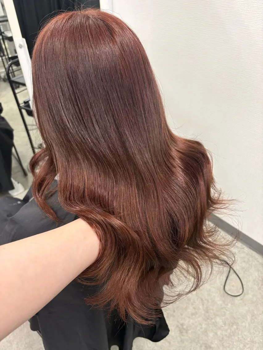 ロング カラー ヘアカラー トリートメント 💕мei 透明感カラー💕のヘアスタイル