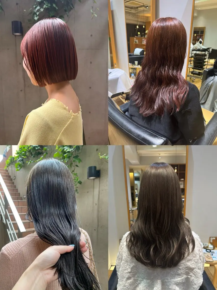 【今だけ特別価格✨】🌼似合わせカット+艶感カラー¥11550🌼トリートメント付きの写真