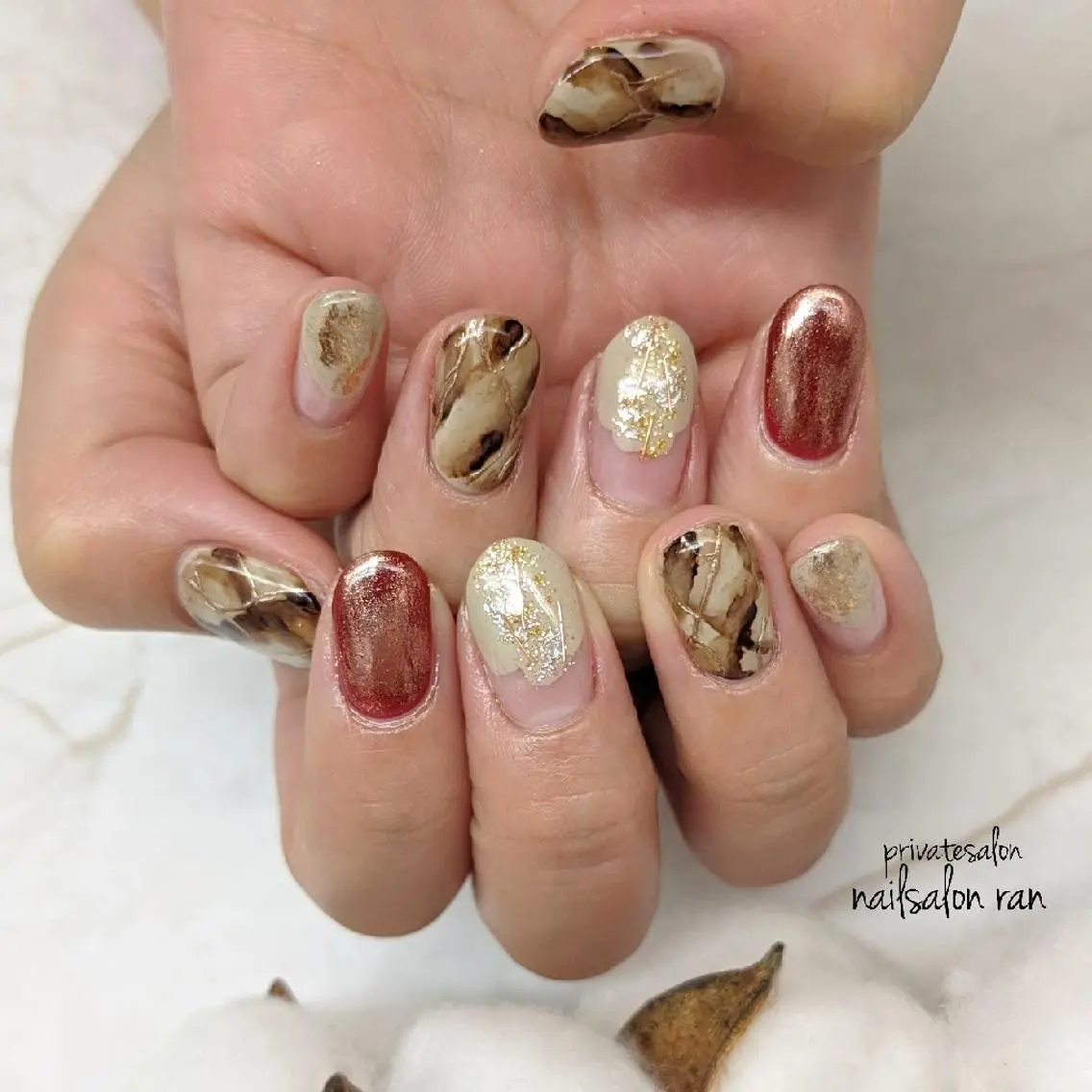 ネイル アートネイル 持ち込み nailsalon ranのネイルデザイン