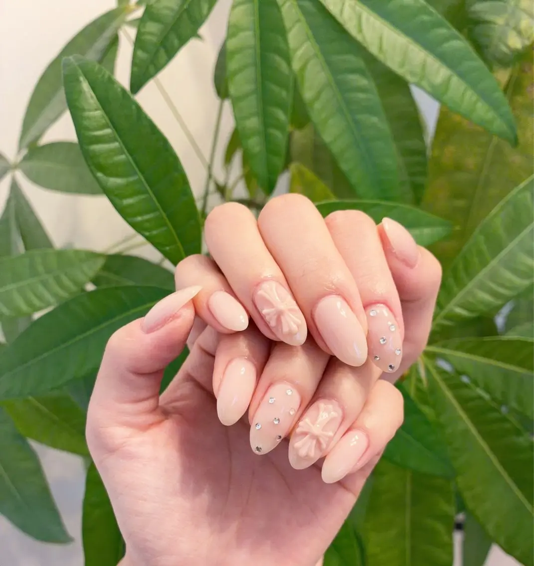 ネイル アートネイル オーロラネイル チークネイル フラワーネイル フレンチネイル ハンドネイル Lienbeauty RiRiのネイルデザイン