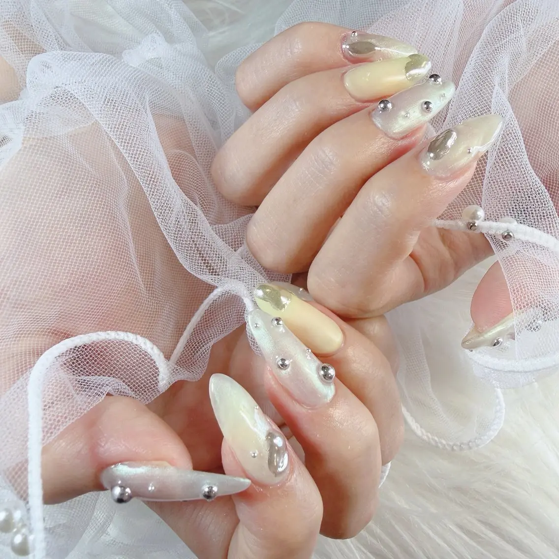 ネイル ハンドネイル MignonReve 🫧MIYUのネイルデザイン