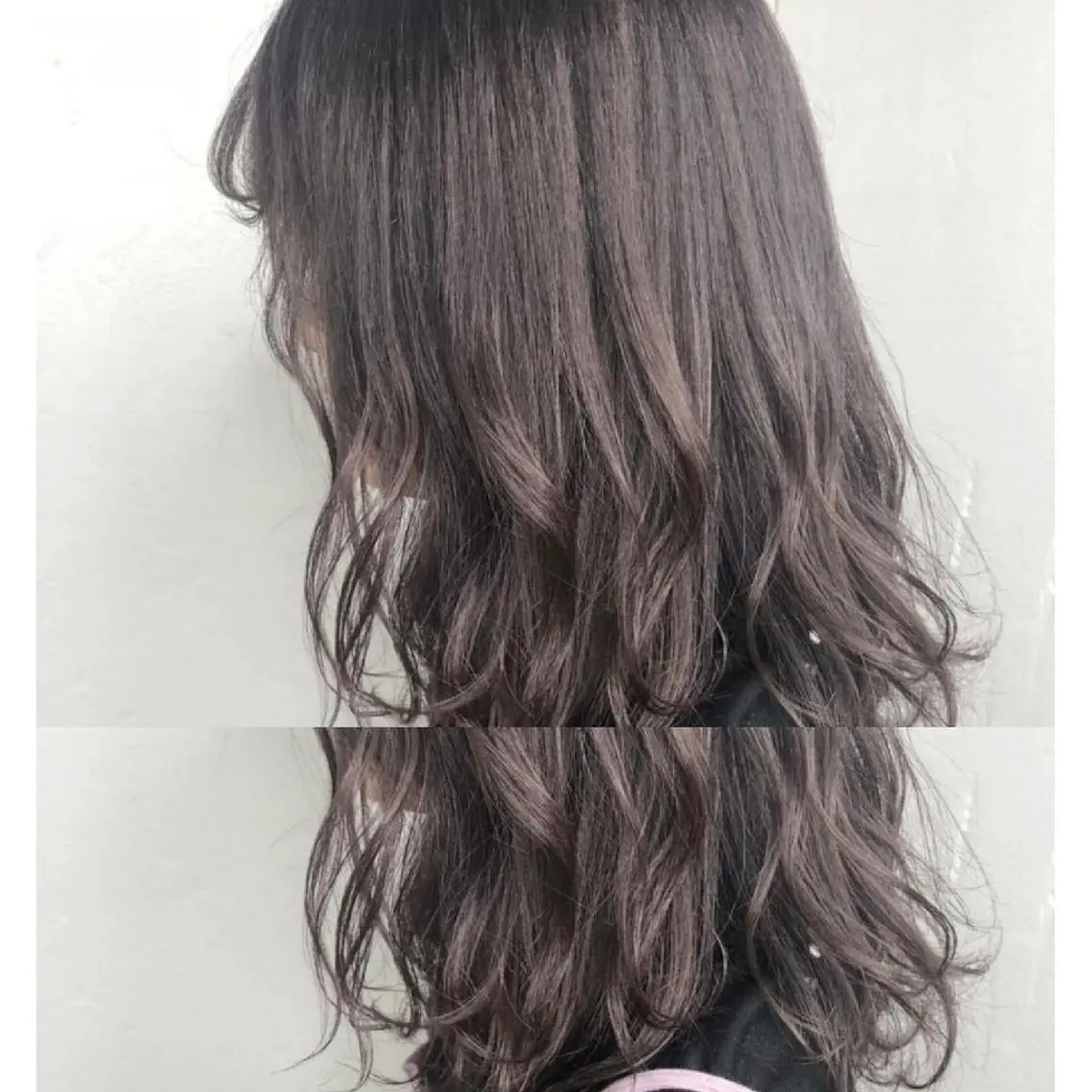 カラー セミロング 透明感カラー 竹内啓太 ボブのヘアスタイル