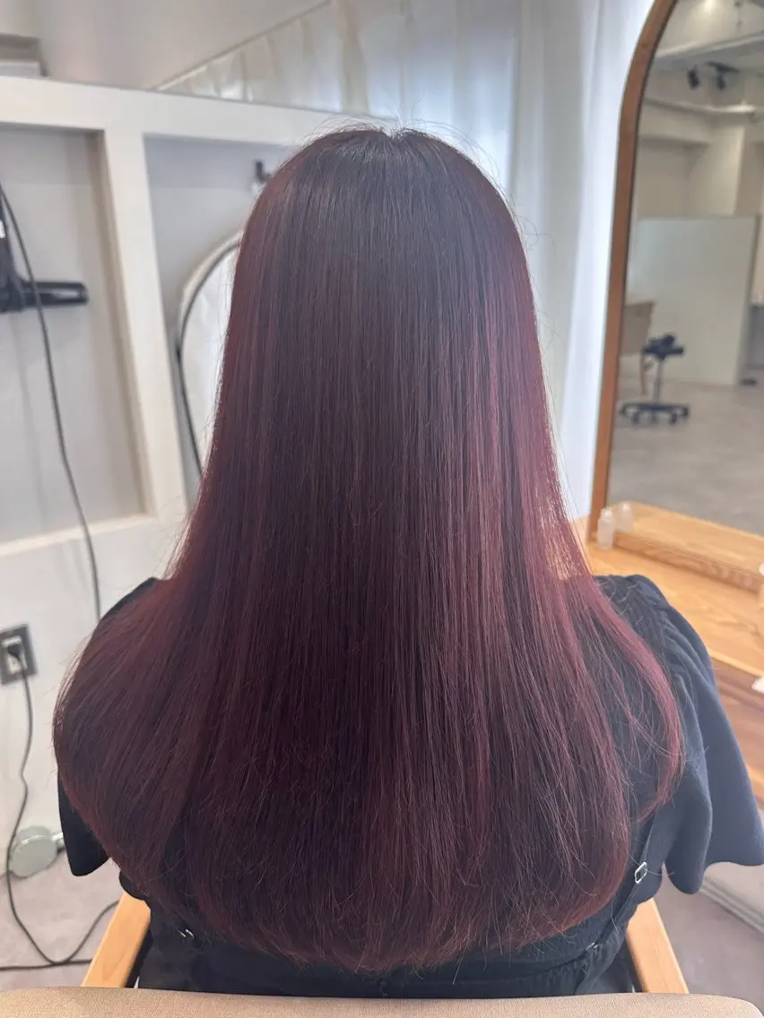 セミロング カラー ヘアカラー トリートメント モデル募集中🌷 yuraのヘアスタイル