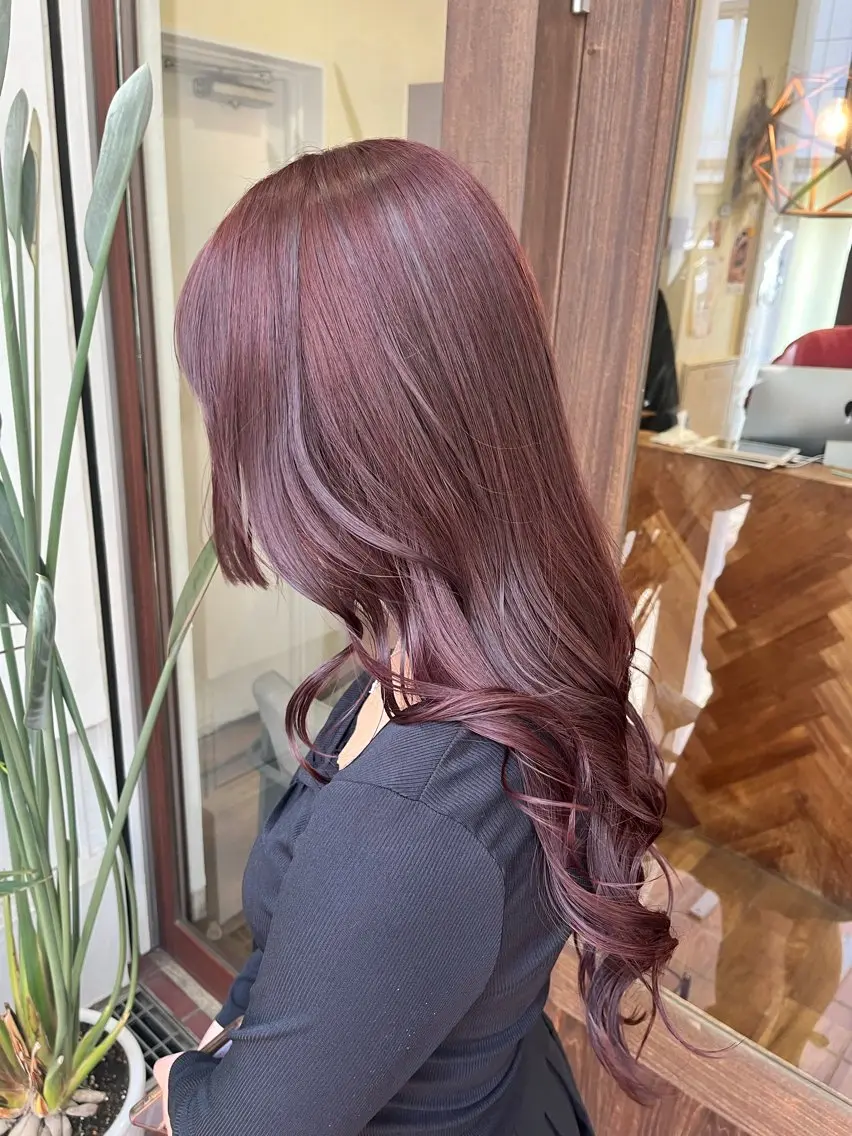 セミロング カラー インナーカラー ヘアカラー トリートメント ヘッドスパ 🫧ハイトーン/ ブリーチ🫧白石航汰のヘアスタイル