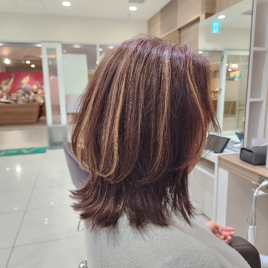 ミディアム カラー ミディアムレイヤー ベージュカラー ブリーチ ブラウンカラー ブラウンベージュ ヘアカラー カラー特化🔥中村 和貴<Ash津田沼>のヘアスタイル